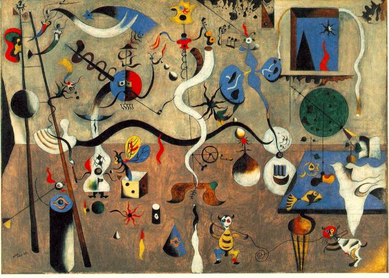 l Carnevale di Arlecchino, Joan Mirò, 1924-1925. Per saperne di più: https://www.stateofmind.it/2020/01/joan-miro-creativita-umore/